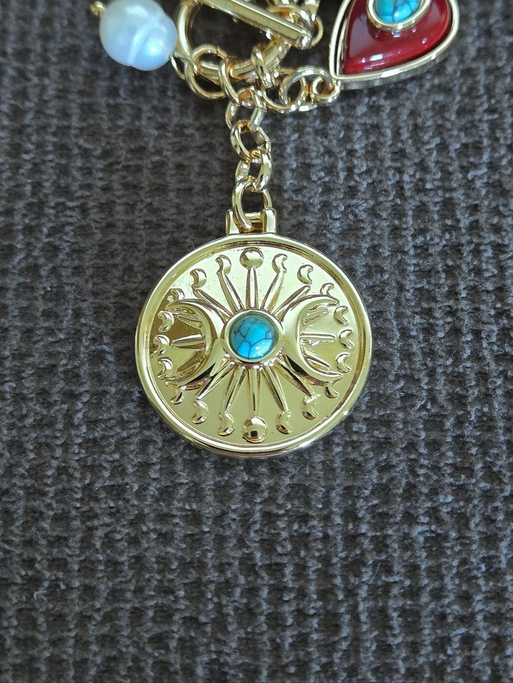 Camila Coelho Quadruple4️⃣ Charm Necklace - NIB - Picture 5 of 16